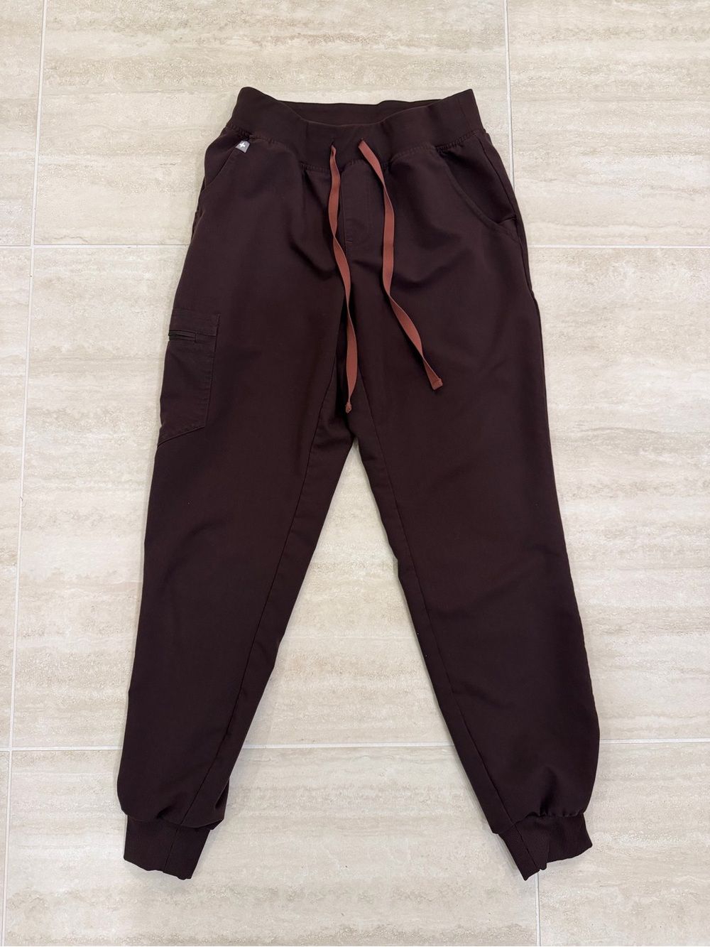 FIGS Women's Technical Collection Zamora Jogger Scrub Pants XS Espresso
